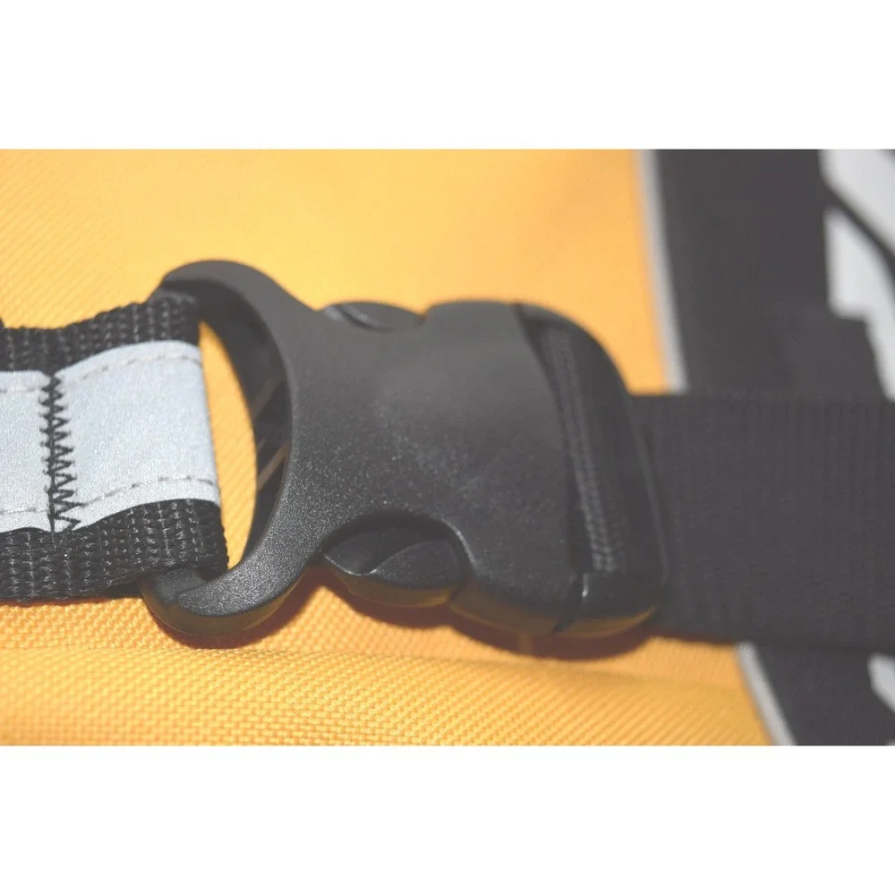 EzyDog DFD‎ Dog Flotation Device Life Jacket Yellow Large Adjustable Safety Vest